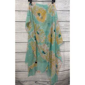 Floral Beach Sarong Wrap Scarf - One Size